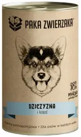 bezzbozowa-karma-wysokomiesna-dla-psa-paka-zwierzaka-dziczyzna-i-losos-400g