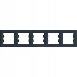 ramka-pieciokrotna-do-gniazda-5-krotna-pozioma-antracyt