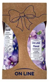 on-line-zestaw-prezentowy-floral-zel-500ml-balsam-250ml-violet-i-lotus