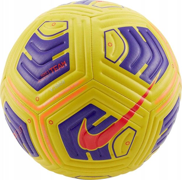 Фото - Футбольний м'яч Nike ﻿Piłka nożna  Academy Team żółto-fioletowa CU8047 720 