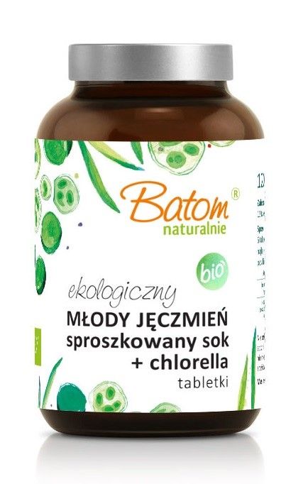 Sok Z M Odego J Czmienia Sproszkowany Chlorella Bio Tabletki G Batom