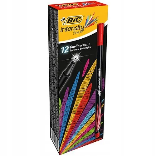 cienkopis-intensity-fine-0-4mm-bic-czerwony-red-stan-nowy