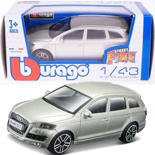 Zdjęcia - Auto dla dzieci Bburago ﻿SAMOCHÓD METALOWY AUTO SUV  1/43 - AUDI Q7 