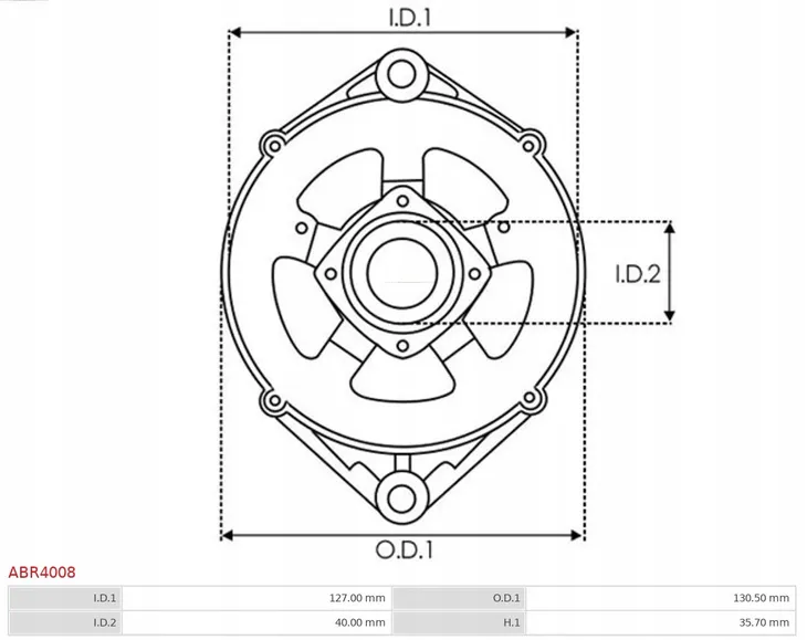 pokrywa-alternatora-as-pl-abr4008-numer-katalogowy-czesci-abr4008