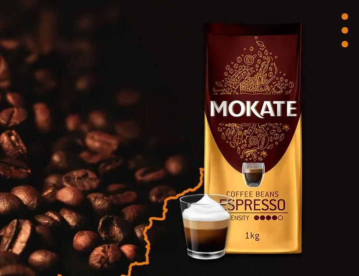 Kawa ziarnista Mokate Espresso 1 kg + szklanki – 145467876 - ERLI.pl