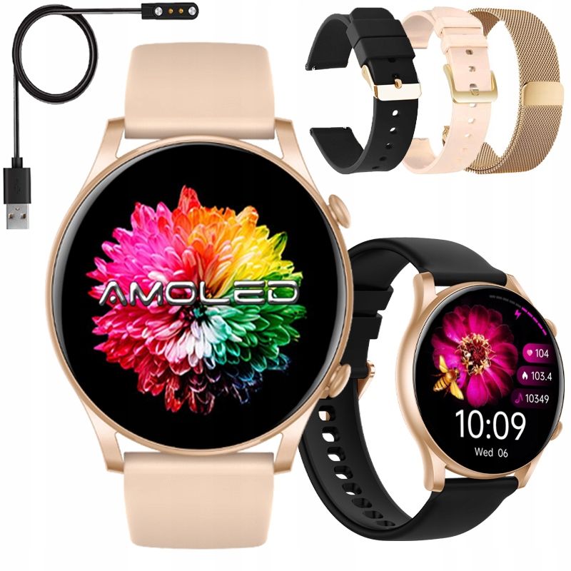 その他 Smart Watch SMARTWATCH ZEGAREK DAMSKI POLSKIE MENU ROZMOWY SPORT SMART