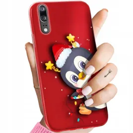 etui-do-huawei-p20-pro-wzory-swieta-christmas-mikolaj-pingwin-obudowa-case