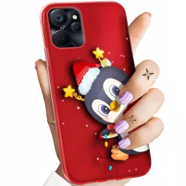 etui-do-realme-9i-5g-realme-10-5g-wzory-swieta-christmas-mikolaj-pingwin