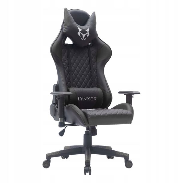 ﻿Fotel Gamingowy obrotowy biurowy - krzesło do biurka - Lynxer Racer Pro