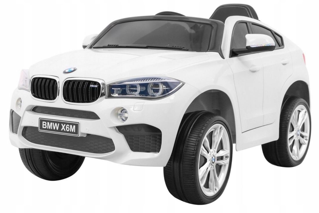 BMW X6M Elektryczne Autko dla dzieci Biały - ERLI.pl