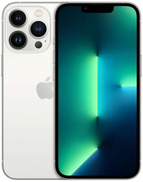 Smartfon Apple iPhone 13 Pro 128 GB Srebrny - 100% Kondycja baterii IDEALNY