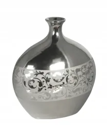 wazon-srebrny-plaski-urozmaicony-kwietnym-motywem-28cm