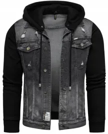 kurtka-meska-jeans-czarna-z-kapturem-s