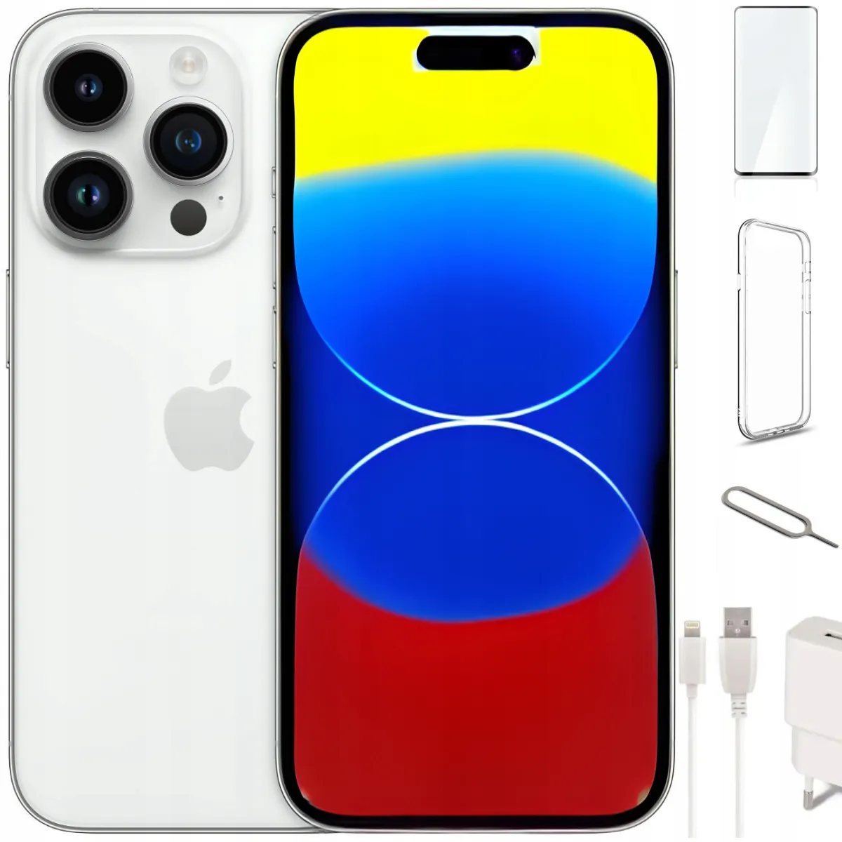 (6/5まで) iPhone 14 Pro Max 256GB APPLE IPHONE 14 PRO MAX 256GB - NOWA BATERIA 100% - SREBRNY