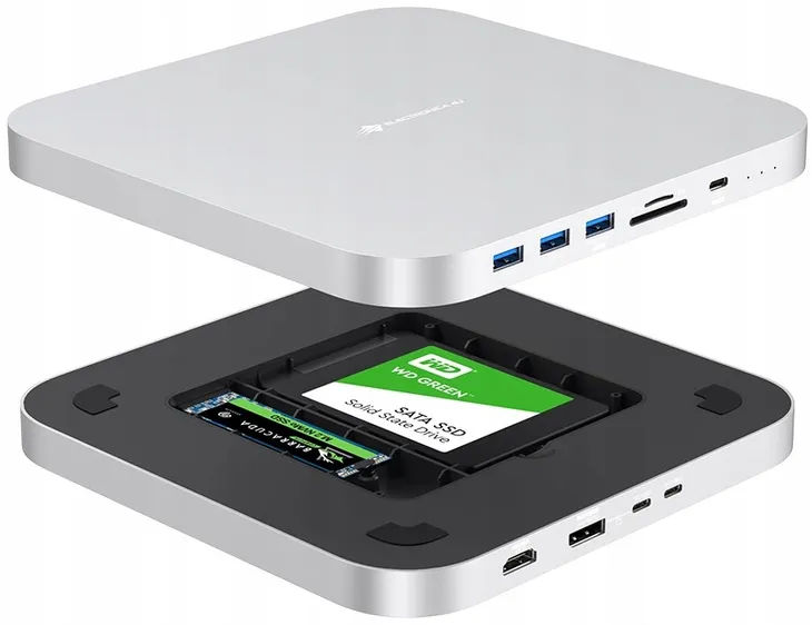 Hub stacja dokująca MC25PRO MAX z USB C M.2 NVMe SSD do Mac