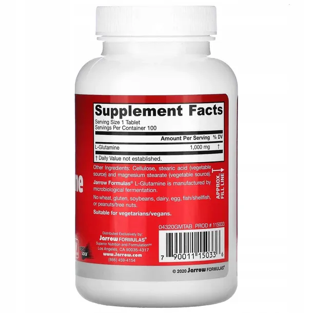 jarrow-formulas-l-glutamine-1000-mg-glutaminy-100-tabletek-pojemnosc-473-ml