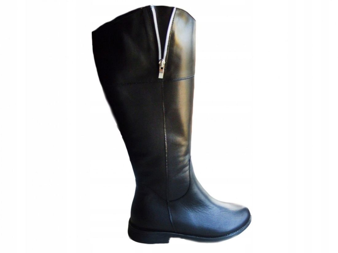 Kozaki SKÓRA SZEROKA CHOLEWKA XX AZ 50 CM 42 – 234635609