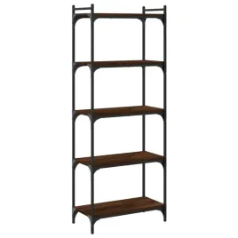 5-poziomowy-regal-na-ksiazki-brazowy-dab-60x30x154-cm
