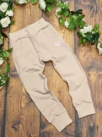 mrofi-spodnie-dresowe-sport-dla-dziewczynki-bezowe-110-cm