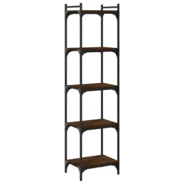 5-poziomowy-regal-na-ksiazki-brazowy-dab40x30x154-cm