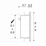 oprawa-wpuszczana-led-slv-frame-curve-zasilanie-sieciowe
