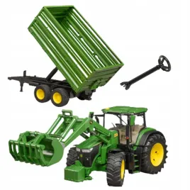 traktor-z-przyczepa-bruder-john-deere-7r-350-zielony