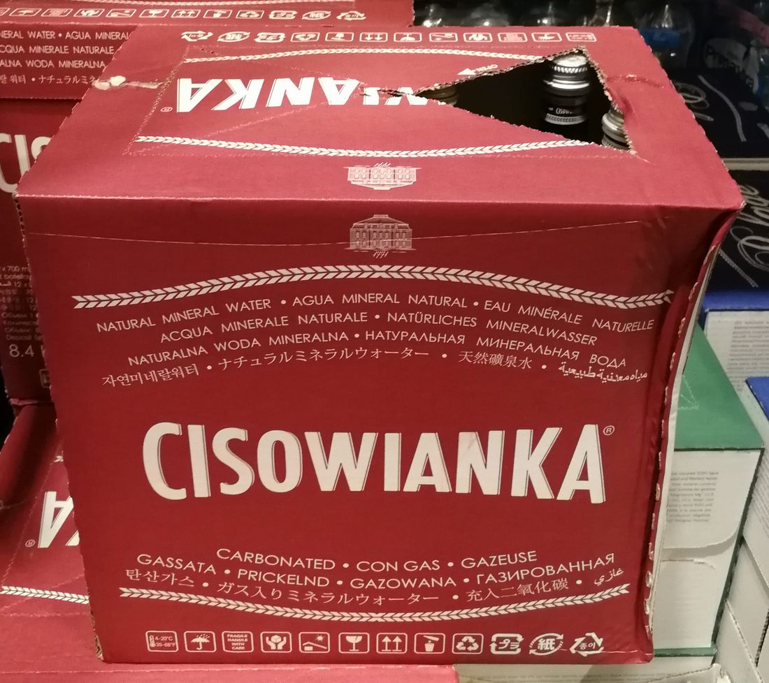 Cisowianka 0,7l Silny Gaz (butelka Szklana) - Karton - Erli.pl