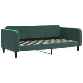 sofa-z-funkcja-spania-ciemnozielona-90x200cm-obita-aksamitem