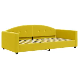 sofa-z-funkcja-spania-zolta-100x200-cm-obita-aksamitem