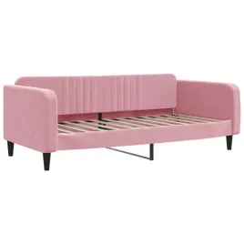 sofa-z-funkcja-spania-rozowa-100x200-cm-obita-aksamitem