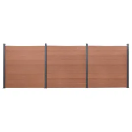 zestaw-paneli-ogrodzeniowych-brazowy-526x186-cm-wpc