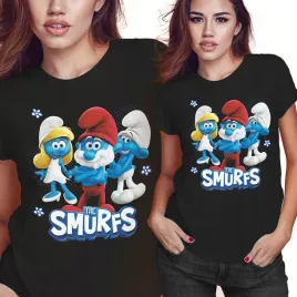 koszulka-damska-kobieca-t-shirt-smerfy-l-prezent-jakosc