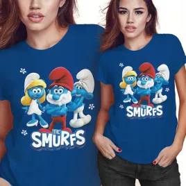 koszulka-damska-kobieca-t-shirt-smerfy-l-prezent-jakosc