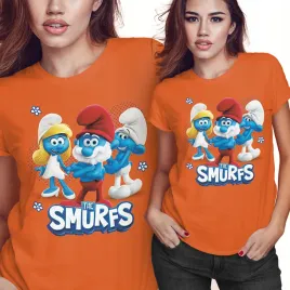 koszulka-damska-kobieca-t-shirt-smerfy-m-prezent-jakosc