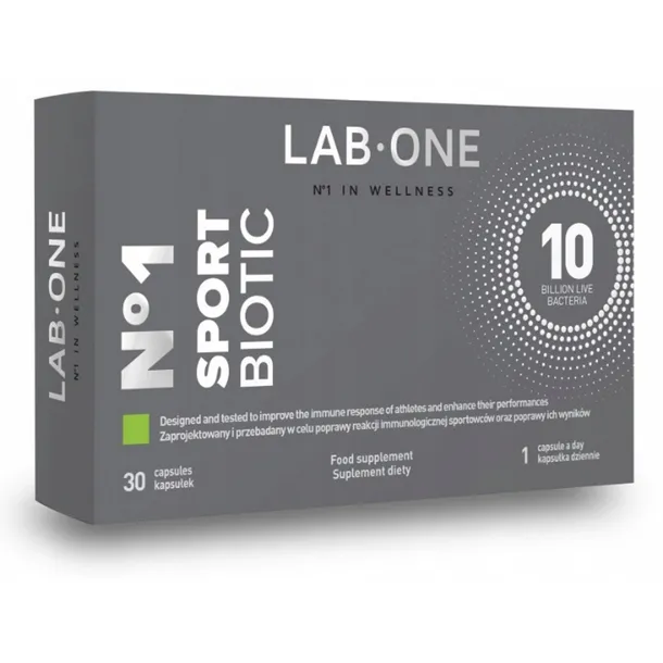 lab-one-n1-sportbiotic-30-kapsulek-podstawowy-skladnik-probiotyki