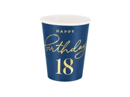 kubeczki-happy-birthday-18-lat-granatowy-220-ml-6-szt