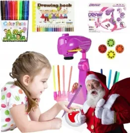 projektor-do-nauki-rysowania-rzutnik-rozowy-zestaw