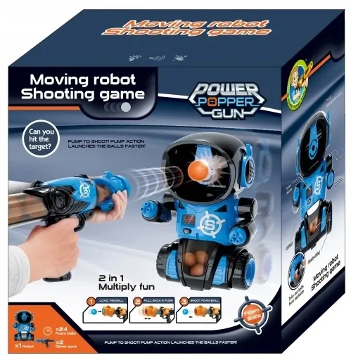 robot-cel-do-strzelania-gra-2-pistolety-na-kulki-stan-nowy-marka-inna