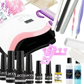 zestaw-hybrydowy-startowy-do-paznokci-mocna-lampa-led-uv-168w-akcesoria