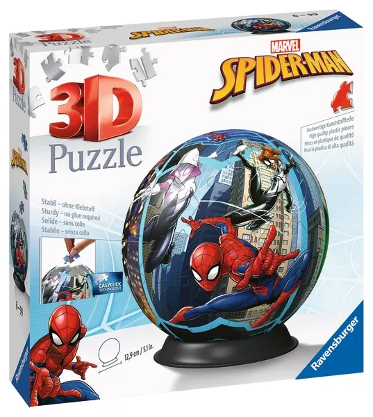 puzzle-3d-72-kula-spiderman-stan-nowy