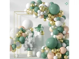 girlanda-balonowa-zestaw-zielen-ze-zlotym-i-bialym-116-szt