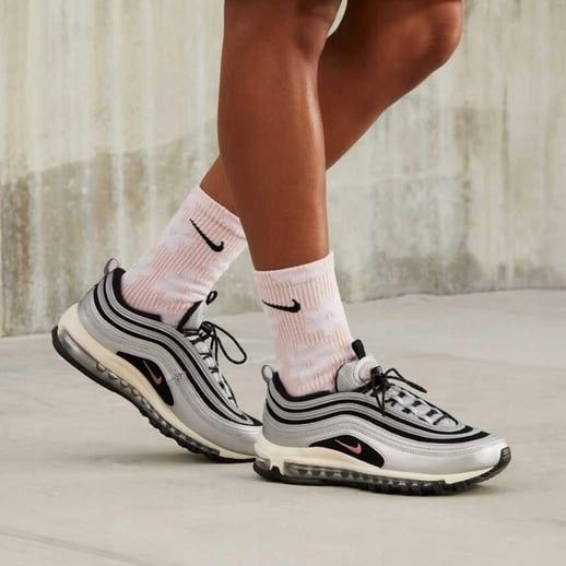 NH338☆ Buty Nike Wmns Air Max 97 (921733-065) Pure Platinum/Aurora