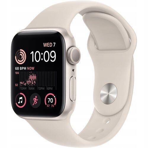 ﻿Smartwatch Apple Watch SE 2gen GPS 40mm beżowy z paskiem s/m