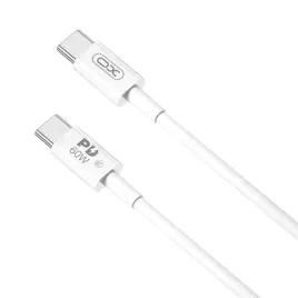 xo-kabel-nb-q190a-usb-c-usb-c-10m-60w-bialy