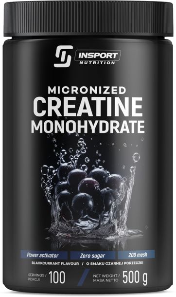 Фото - Креатин ﻿Kreatyna Monohydrat Insport Nutrition 500g Creatine Monohydrate Siła