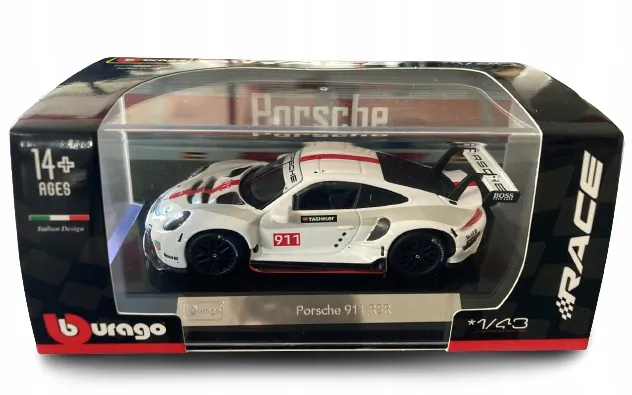 porsche-911-rsr-white-bburago-marka-bburago