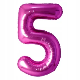 balon-foliowy-cyfra-5-fuksja-40