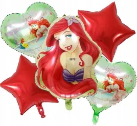 zestaw-balonow-syrenka-ariel-5szt