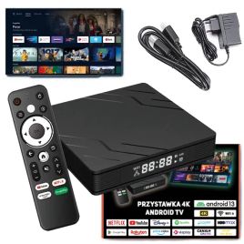 SMART BOX TV 8K 4K ANDROID 13 WIFI 6 BLUETOOTH 5.0 PRZYSTAWKA TV 2024