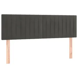 zaglowki-do-lozka-2-szt-ciemnoszare-72x5x78-88-cm-aksamit